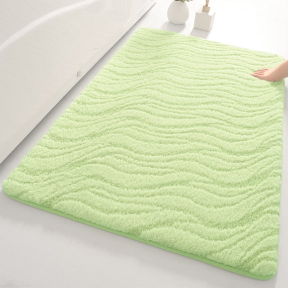 Hxlamzoo Clearance Item! Extra Thick Microfiber Striped Door Mat - Non-Slip Bathroom Kitchen Entry Rug Water-Absorbent Floor Mat for Bathroom Threshold Kitchen Doorway Foot Mat