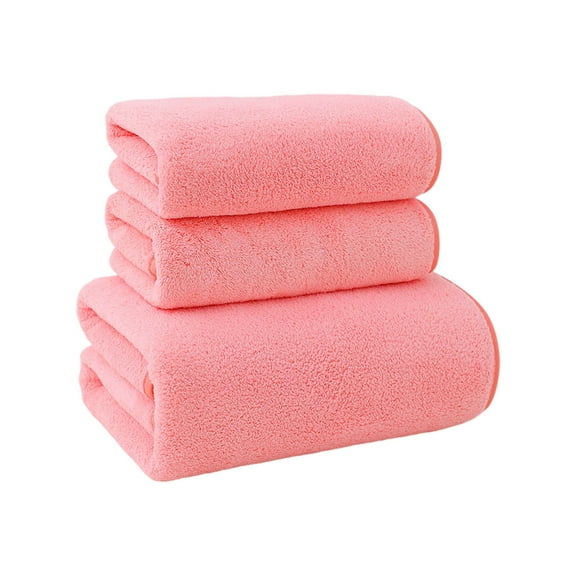 Hxlamzoo Clearance Towel Bath Towel Set Velvet Spun Highly Absorbent Soft Bath Towel Suitable for Bathroom Spa Gym 2025 Summer Saving Sales
