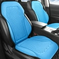 thumbnail image 1 of Hxlamzoo Cool Silk Car Seat Cushion One-Piece with Raised Points Design, Suspension Pressure Relief and Chill Silk Fiber for Sedan Office Home Use, Long Driving Comfort, Hot Summer Cooling, 1 of 7