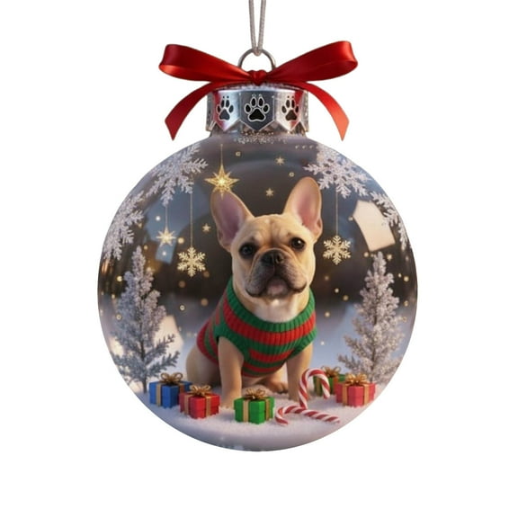 Hxlamzoo Cute Dog Flat Acrylic Decoration 3.15inch Acrylic Pet-Themed Decor for Home Office Desk Shelf Tabletop Display, Holiday Birthday Gift for Pet Lovers Dog Owners Home Decor Enthusiasts