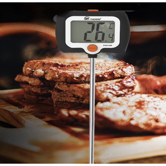 Hxlamzoo Digital Meat Thermometer, Instant Read Food Thermometer for Cooking, Kitchen Probe Cooking Temperature Probe for Turkey, Grill, BBQ, Baking,Bread,Sourdough