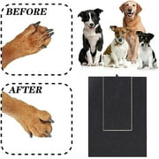 Hxlamzoo Dog Nail Scratch Board With Treat Box - Cat Scratching Board - Dog Puzzle Toy - Dog Nail File - Includes Free Replacement Sandpaper 13.77*9.84 inches