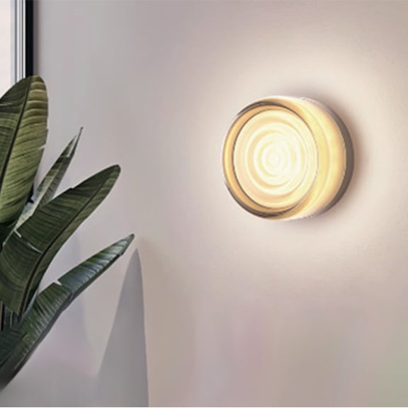 Hxlamzoo Durable Iron Modern Minimalist Ceiling and Wall Light - Waterproof Outdoor Lighting for Entryway, Balcony, Terrace, Hallway (Easy Installation, Soft Ambient Light)