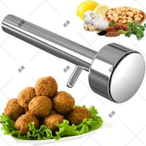 Hxlamzoo Falafel and Meatball Maker Scoop |Food Safe and Non-Sticky Stainless-Steel Meatball and Falafel Baller Tool | Simple Scoop and Drop