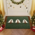 thumbnail image 1 of Hxlamzoo Festive Merry Christmas Doormat - Red Xmas Tree All-Weather Floor Mat for Outdoor Entryway, Durable Holiday Rug for Kitchen, Bedroom & Bathroom Decor, 1 of 6