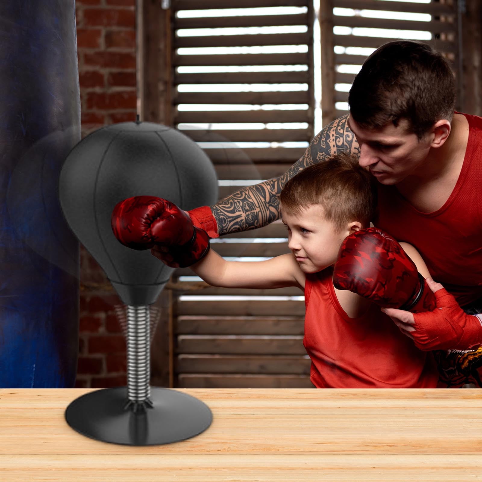 Fun Punch Rage Bag, Desktop Punch Bag With Suction Cup, Heavy Duty Desk Boxing Ball Mood Relief Tabletop Punching Ball Kids Adults