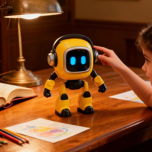 Hxlamzoo Gesture Control Smart Robot with Voice Interaction for Educational Entertainment and Problem-Solving, Ideal for Holiday Parties and Adult Learning Activities