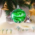 thumbnail image 1 of Hxlamzoo Hand Blown Glass Christmas Ball Ornaments, 2.4 Inch Diameter Unique Artisan Decor with Hanging Loop for Xmas Tree Indoor Outdoor Home Garden Patio Decoration, 1 of 6