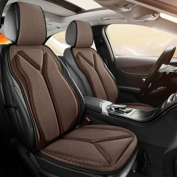 Hxlamzoo High-Density Sponge Core Ventilation Car Seat Cushion - All-Season Breathable & Cooling Seat Pad with Ergonomic Support for Summer Comfort