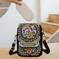 thumbnail image 1 of Hxlamzoo Home Supplies Clearance Yunnan Ethnic Style Embroidery Bag for Women Embroidered Body Mini Bag Flip Phone Bag, 1 of 8