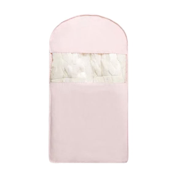 Hxlamzoo Down Jacket Compression Storage Bag - Upgraded Thick Fabric, Transparent Design, Saves 40% Space - Wrinkle & Dust Proof Garment Protector (No Vacuum Needed)