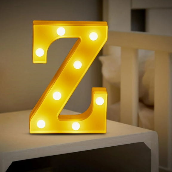 Hxlamzoo Light Up Letters A, LED Marquee Letters Lights Sign 26 Alphabet Big Light Letter for Party Birthday Bar Battery Powered Christmas Decor Letter Lights