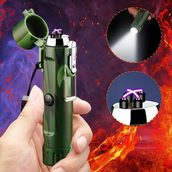Hxlamzoo Multi Functional Magnetic Waterproof Tactical Flashlight - 500LM Bright LED, Type-C Rechargeable, 10Hrs Runtime, Durable Aluminum for Camping Hiking & Emergencies | Outdoor Essentials