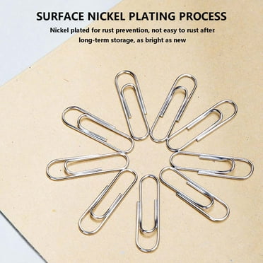 Hxlamzoo Paper Clips 100 pcs, Paper Clips No.0018, Paperclips Office Supplies