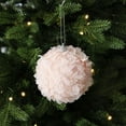 thumbnail image 1 of Hxlamzoo Pink Feather Christmas Ornaments, Gift Ball Shape, Elegant Holiday Decor for Xmas Tree, Mantel, Festive Home Party Decoration​, 1 of 6