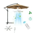 thumbnail image 1 of Hxlamzoo Portable Ceiling Fan Mini USB Tent Fans With PVC Material For Camping Outdoor Hanging Gazebo Tents Canopy Fan 5V Compatible Battery Power With 11.48ft Extension Cord, Powerful, 1 of 7
