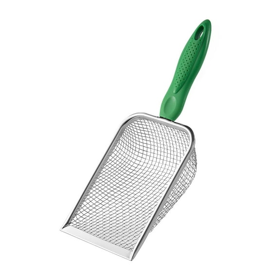 Hxlamzoo Portable Garden Sieve with Stainless Steel Handle, 1x1mm Mesh 20 Mesh Screen for Gardening Compost Sand Screening, Durable Steel Tool for Planting Backyard Soil Sifting