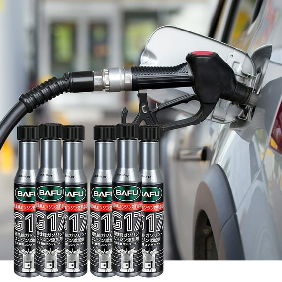 Hxlamzoo Power Cleaner, 65ML 6 PCS Upgrade Gasoline Additive Car Carbon Cleaning Engine,Cleans Valves, Induction Components & Fuel Injectors