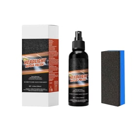 Hxlamzoo Professional Headlight Restoration Kit - Restores & Polishes Car Headlights with Long-Lasting Coating Protection for Cars, Trucks, SUVs (120ml)