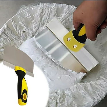 Hxlamzoo Putty Knife Scrapers, Inch Spackle Knife, Metal Scraper Tool for Drywall Finishing, Plaster Scraping, Decals, and Wallpaper
