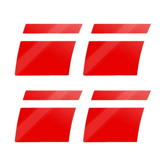 Hxlamzoo Reflective Wheel Rim Hub Stickers 18-21 Inch Line Decals for Car Rearview Mirror and Body Customization