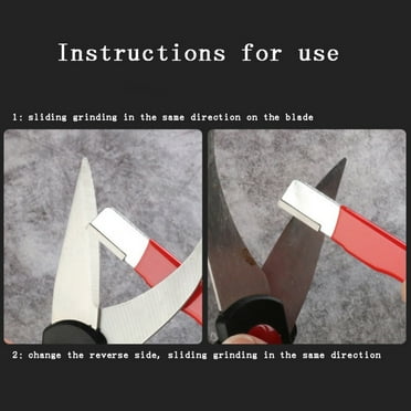 Hxlamzoo Multifunctional Portable Garden Scissor Sharpener - Household Tool for Kitchen Knives & Pruners