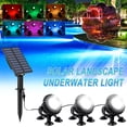 thumbnail image 1 of Hxlamzoo Solar RGB Pool Lights IP68 Waterproof with 16 Colors Auto On/Off, Submersible Outdoor Garden Lights for Pond, Fountain & Landscape Decor, 1 of 9