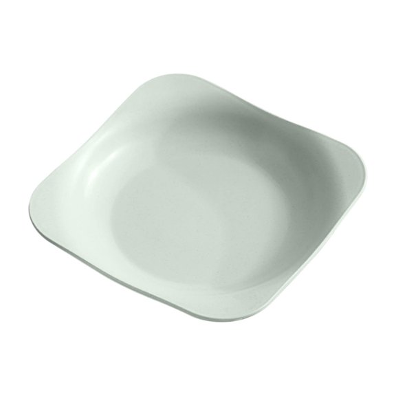 Hxlamzoo Square Serving Tray with Round Base - Durable Large Capacity Dish for Home Kitchen, Living Room, Coffee Table | Easy Clean & Versatile Use