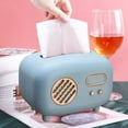 thumbnail image 1 of Hxlamzoo Stylish 2-in-1 Home Living Room Radio Tissue Box | Elegant Home Decor with Built-in FM Radio & Tissue Dispenser, 1 of 5