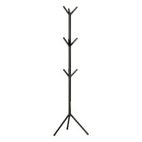 Hxlamzoo Triangular Floor-Standing Coat Rack - Space-Saving Metal Clothes Hanger with Easy Assembly & Detachable Design for Bedroom, Entryway, Living Room