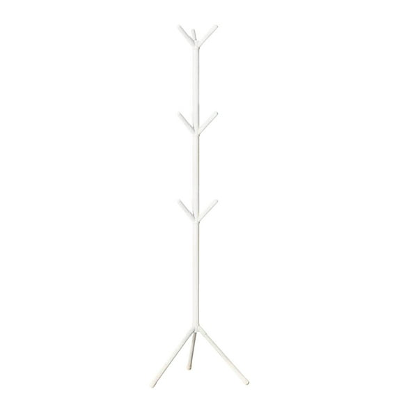 Hxlamzoo Triangular Floor-Standing Coat Rack - Space-Saving Metal Clothes Hanger with Easy Assembly & Detachable Design for Bedroom, Entryway, Living Room