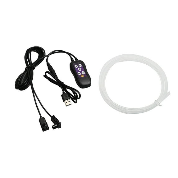 Hxlamzoo USB-Powered Car LED Atmosphere Neon Strip Lights with Music Sync & Hidden Installation – Safe, Radiation-Free for Interior Decor