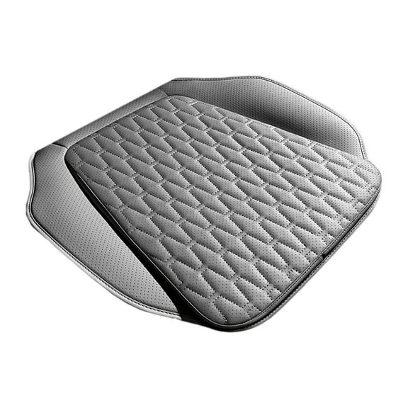 Hxlamzoo Universal Car Seat Cushion - Breathable Perforated Leather Four-Season Pad with Skin-Friendly & Soft Non-Slip Design