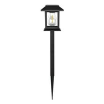 Hxlamzoo Waterproof Solar Pathway Lights, IP65 Outdoor Solar Powered Garden Lights with Auto On/Off, Bright LED Solar Lights for Yard, Patio, Walkway - Energy-Efficient Landscape Lighting