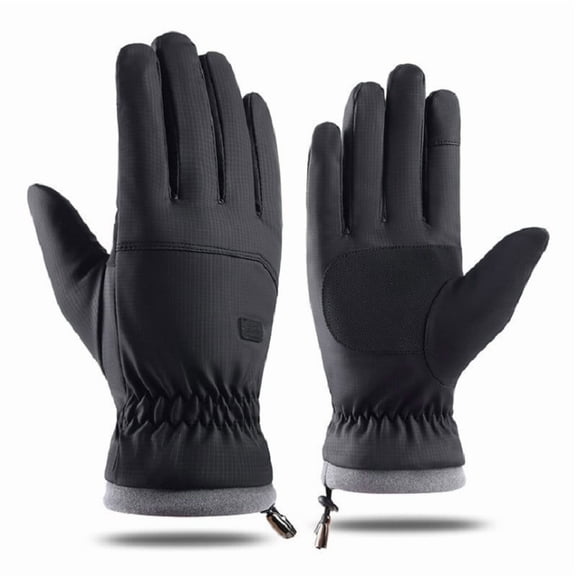 Hxlamzoo Winter Waterproof Ski Gloves Touch Screen Compatible Warm Insulated Waterproof Snow Gloves with Non-Slip Grip for Skiing Snowboarding Outdoor Winter Sports
