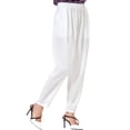 thumbnail image 1 of Hxlamzoo Women's Pants for Women, High Waist Harem Pants with Pockets, Casual Loose Fit Long Trousers, 1 of 6