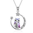 thumbnail image 1 of Hxlazmoo Alloy Star and Owl Necklace for Women - Fashionable Jewelry Gift for Birthdays, Christmas, and Anniversaries, 1 of 9