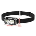 thumbnail image 1 of Hxlazmoo Long-Lasting USB Rechargeable LED Headlamp with Red Light for Camping, Hiking, Mining | Hands-Free Headlight with Comfortable Headband, 1 of 9