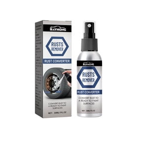 Hxlazmoo Metal Rust Remover Spray 30ml - Eco-Friendly Water-Based Formula for Automobile Wheels, Stainless Steel & Kitchen Surfaces | Quick-Acting Rust Converter with Protective Coating