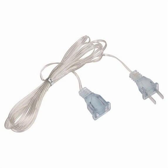 Hxlazmoo Transparent 3m Extension Cable for Christmas Decorations - Invisible Lightweight Power Cord for Tree Lights & Garlands