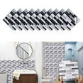thumbnail image 1 of Hxoliqit 15 X 15 Cm Black Self Adhesive Removable Tiles for Bathroom Wall, 10 Piece, 1 of 6