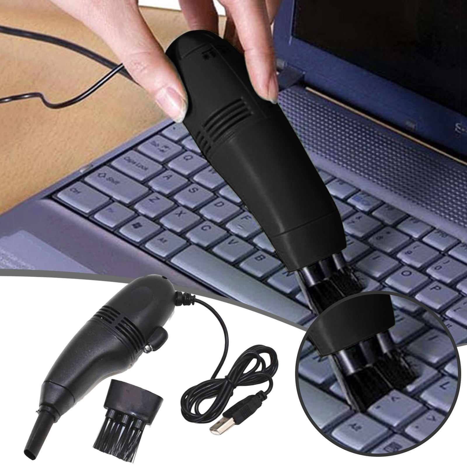 Pc String Cleaner Hxoliqit 1PC USB Vacuum Cleaner For Cleaning PC Computer Laptop Car ...