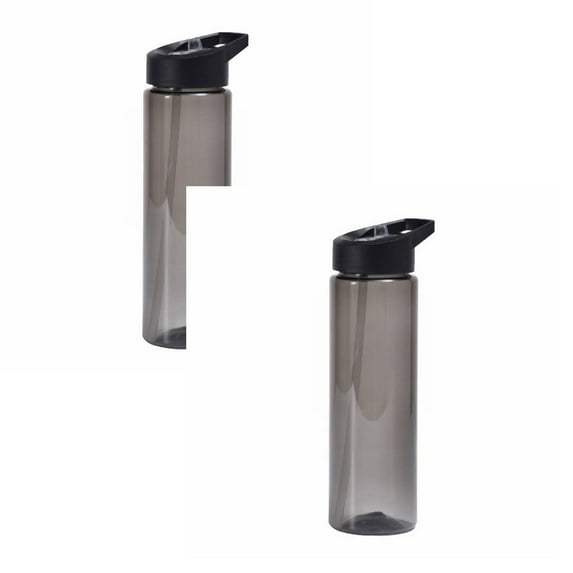 Hxoliqit 2PC Thermal Cups For Hot And Cold Drinks 700ml Large Capacity Clear Water Bottle Leakproof Drink Bottle Water Cup Drinkware Cup For School Outdoor Sport Black