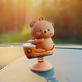 thumbnail image 1 of Hxoliqit Animals Cute Car Decor Decorations Shaking Bobblehead Car Accessories Cute Car Interior Home Desk Ornaments Gifts For Women Girls Teens Desk Decorations Mini Ornaments Animal Ornaments, 1 of 7