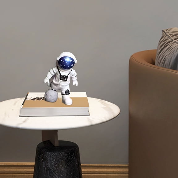Hxoliqit Astronaut Model Birthday Gift Cake Model Home Decor Children's Toys Desk Decorations Mini Ornaments Desktop Ornament