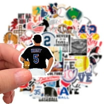 Hxoliqit Cartoon Baseball Sports Decoration Case Bag Motorcycle Notebook Sticke Small Stickers Funny Stickers