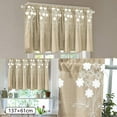thumbnail image 1 of Hxoliqit Floral Curtains Kitchen Coffee Curtains Bedroom Rod Curtains Lace Short Curtains Lace Curtains 54 X 24 Inch 1 Panels, 1 of 9