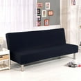 thumbnail image 1 of Hxoliqit Folding Sofa Cover Solid Color Futon Slipcover Polyester Elastic Fabric All Inclusive Cover Sofa Covers Sofa Accessories Home Textiles Daily Supplies (Multi-color) for Living room, 1 of 8
