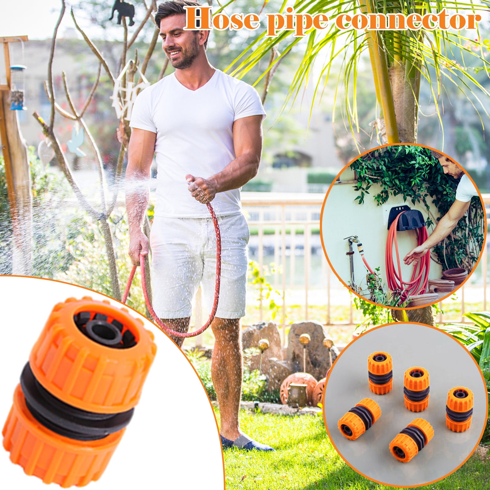Hxoliqit Garden Sprinkler 360 Degree Rotating Lawn Sprinkler,Extend