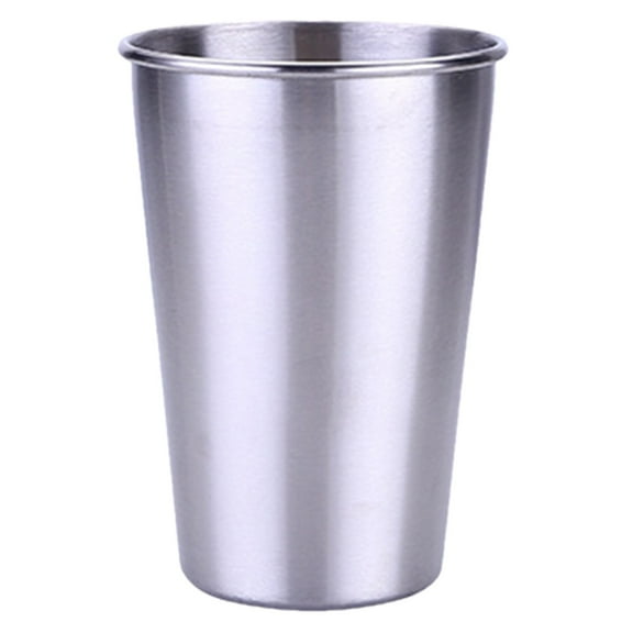 Hxoliqit Glass Cups With Lids Stainless Steel Cups,Metal Drinking Tumblers,Unbreakable Light Cups